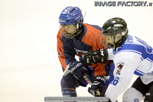 2014-11-08 Hockey Milano Rossoblu U14-Diavoli Sesto 0654 Alessia Labruna